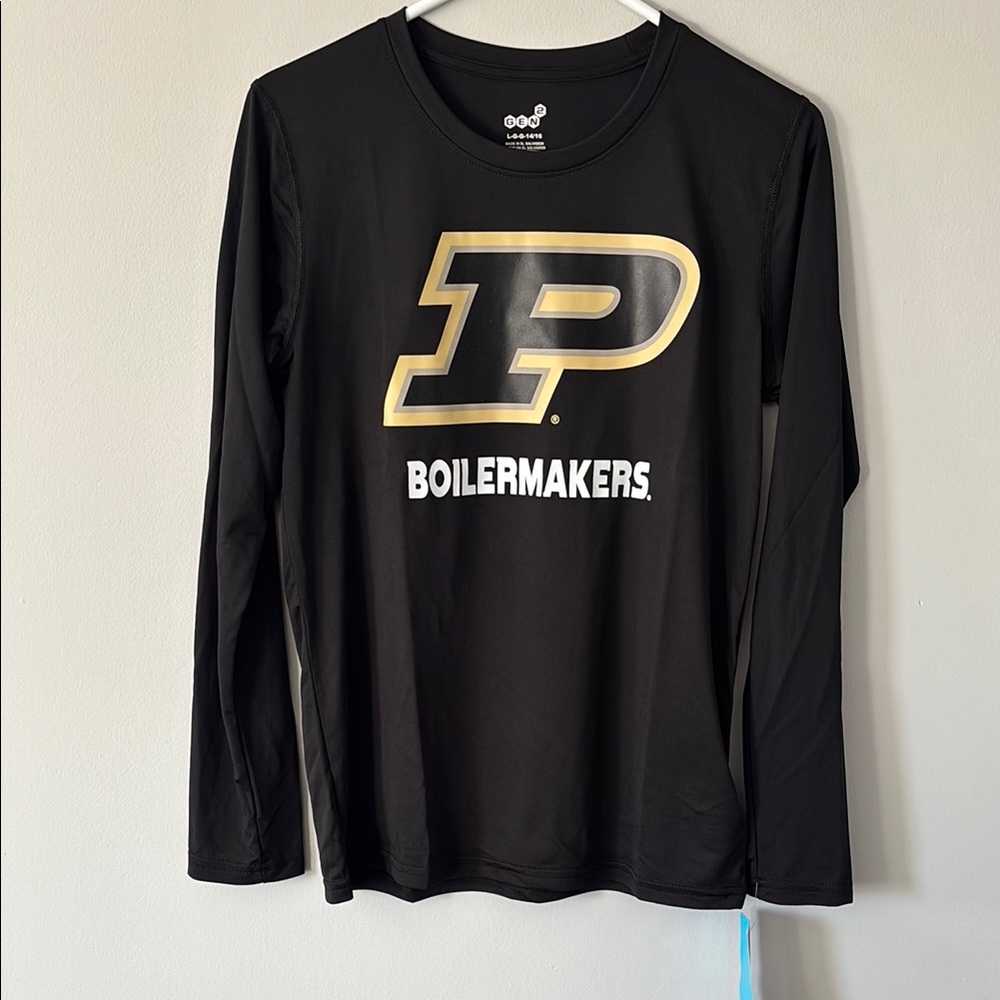 Black Purdue Boilermakers Long Sleeve Shirt